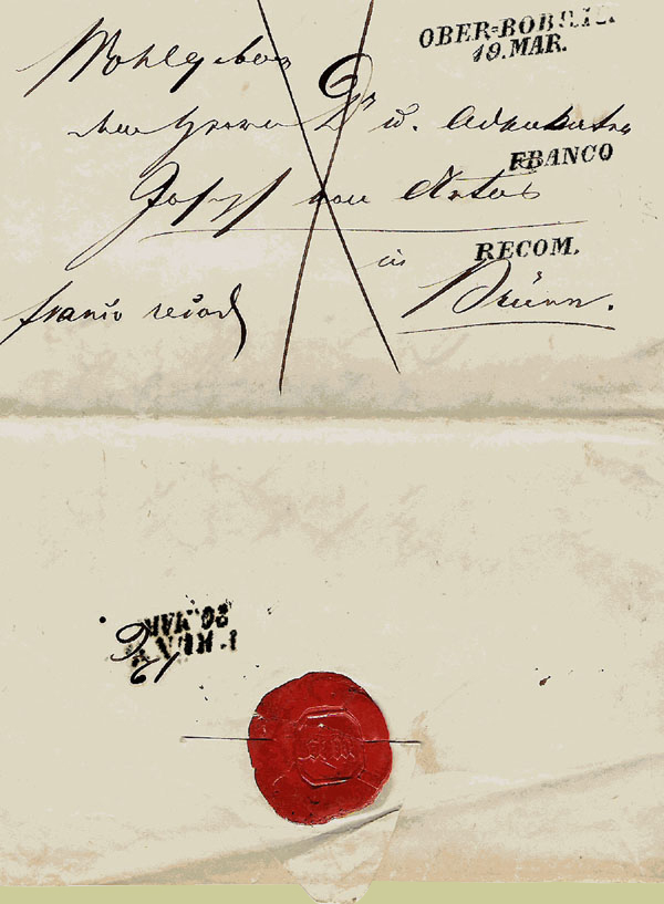 Registered prepaid letter