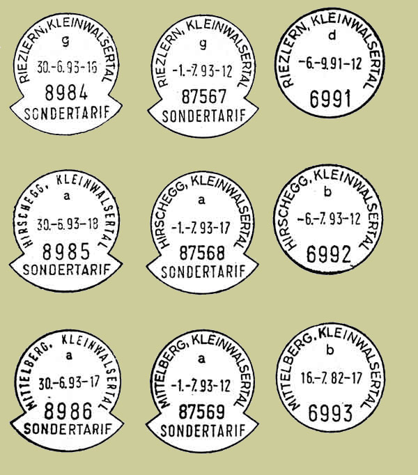 All the 1966 cancels