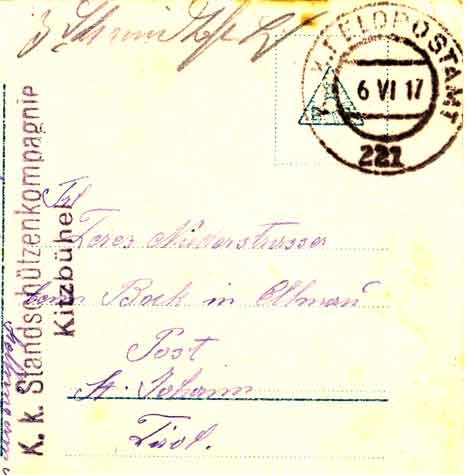 K. k. Standschuetzenkompagnie Kitzbuehel cachet