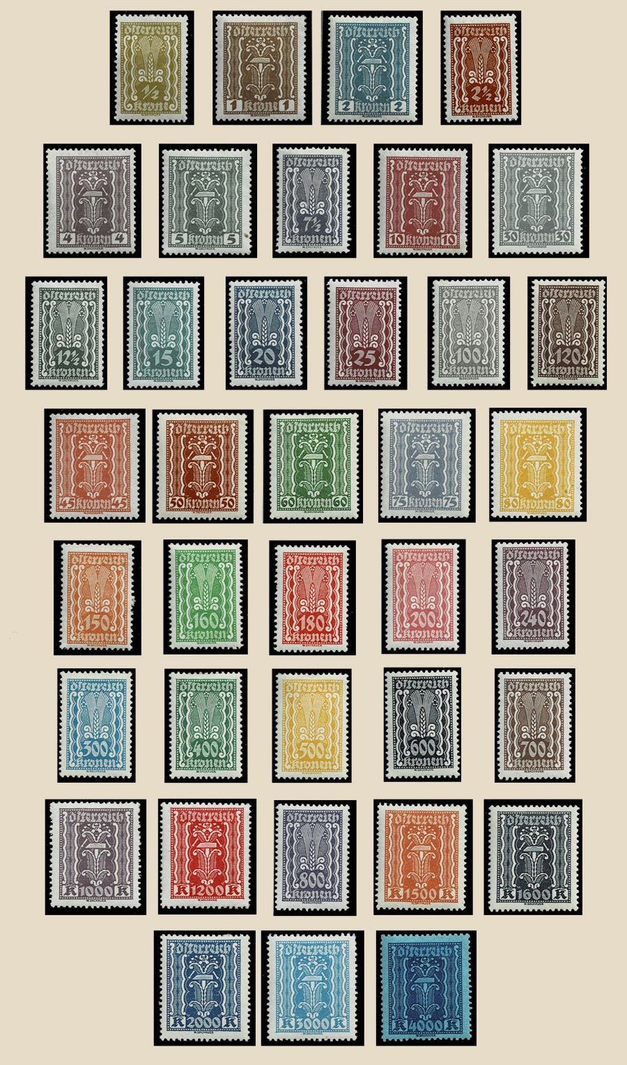 agriculture/industry stamps
