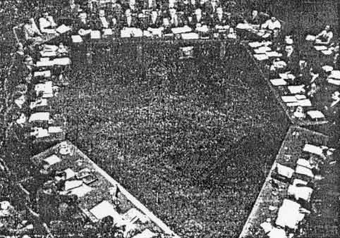 conference in session